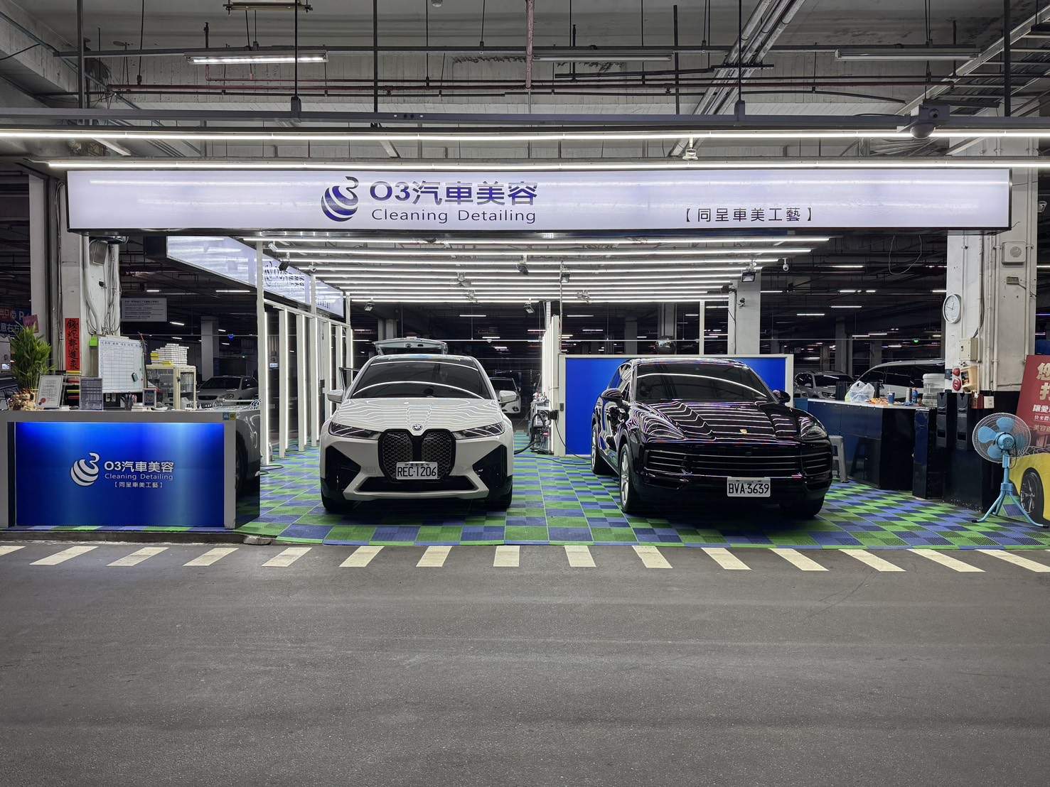 O3沙鹿店店面與施工區
